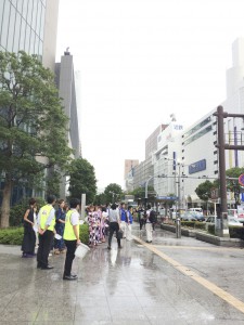 名古屋駅地区打ち水大作戦