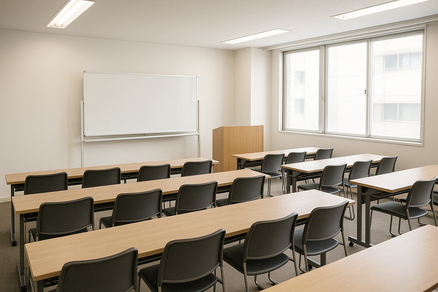 セミナー会場として使われる貸会議室の様子